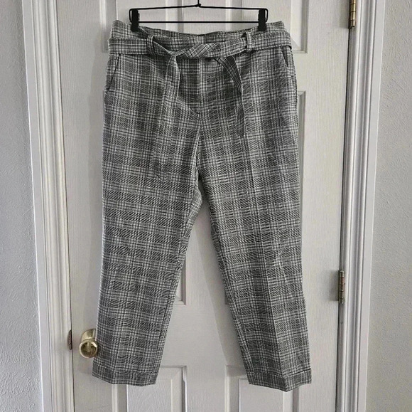NWOT Loft Tie Waist Devin Slim Trousers - Picture 1 of 10
